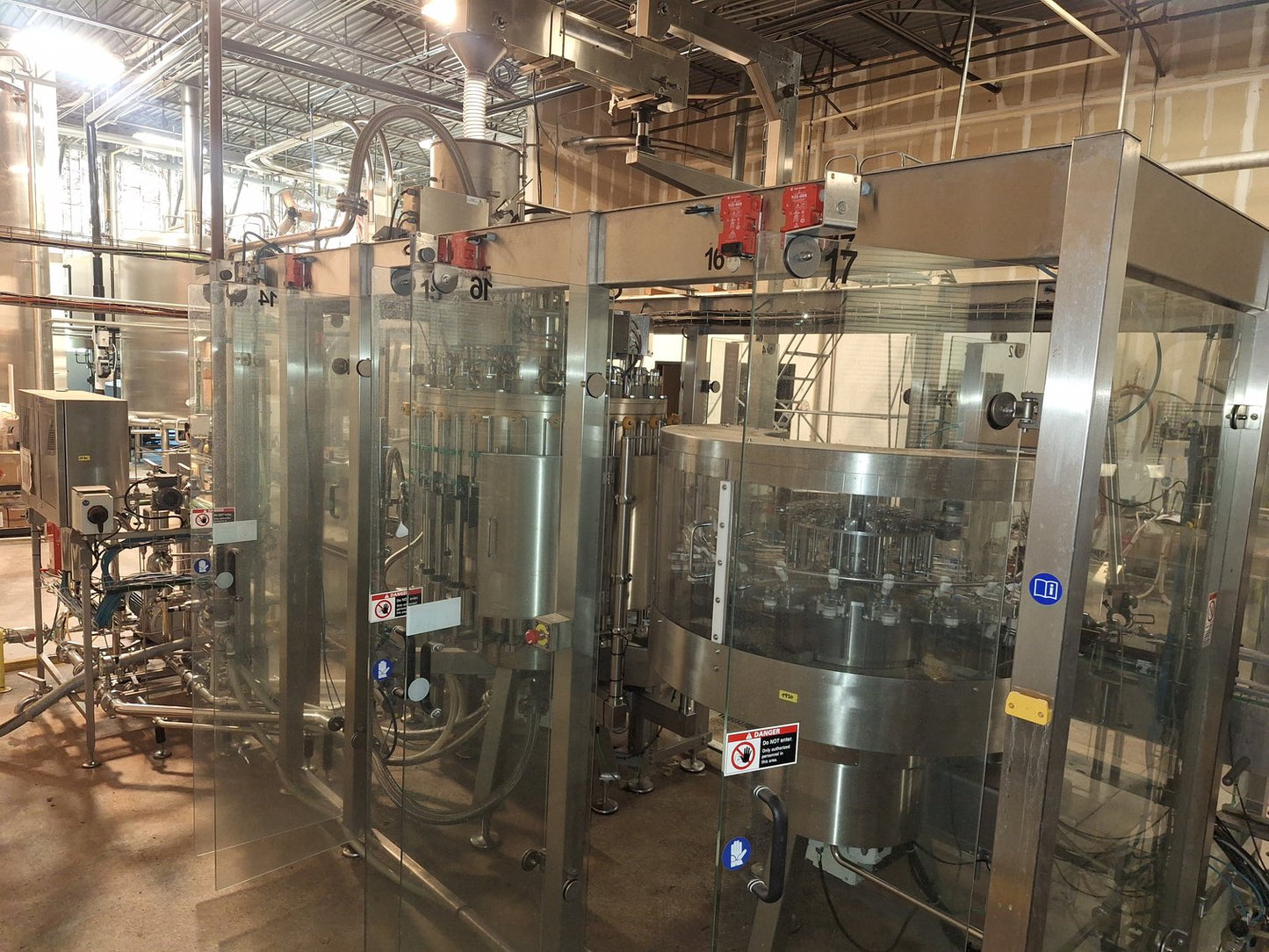 Kosme 24-Head Bottling Line - Depalletizer, Rinser, Filler, Crowner, Labeler