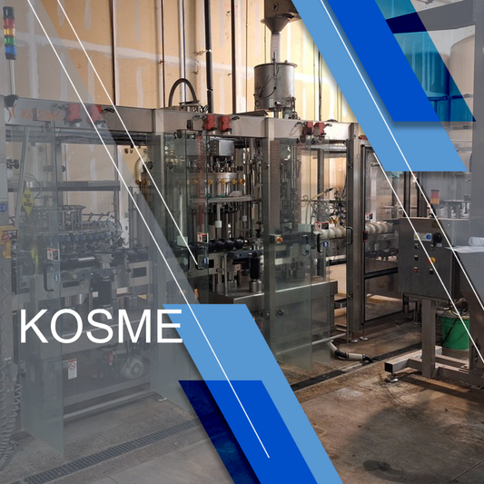 Kosme 24-Head Bottling Line - Depalletizer, Rinser, Filler, Crowner, Labeler