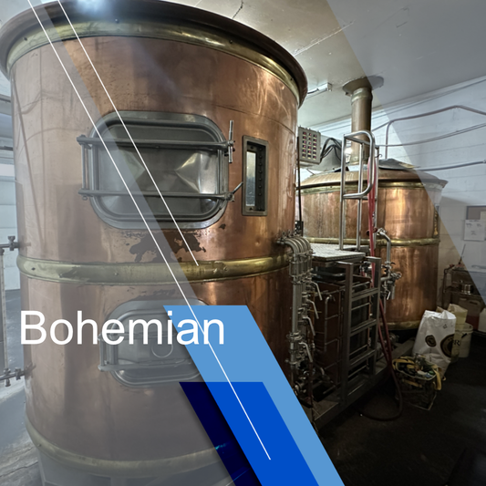 BOHEMIAN BREWERIES 15 BBL STEAM BREWHOUSE